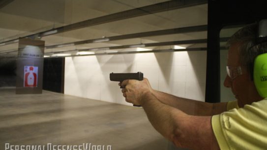 GLOCK AT THE RANGE on the line