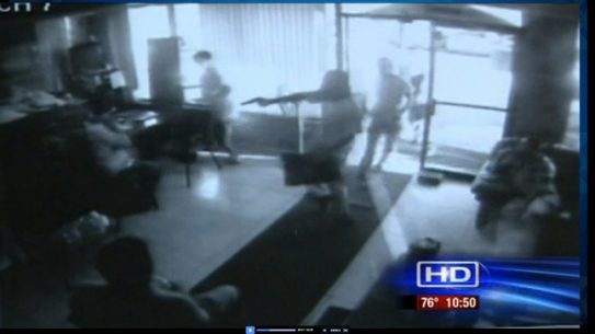gunfight caught on video