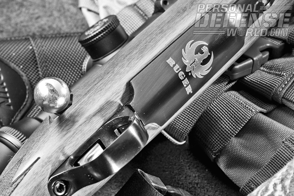 Nicely engraved steel magazine floorplate is a welcome touch on the new Compact Magnum.