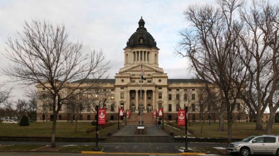 South Dakota has approved a bill allowing legislators and other elected officials to carry firearms in the state Capitol building.