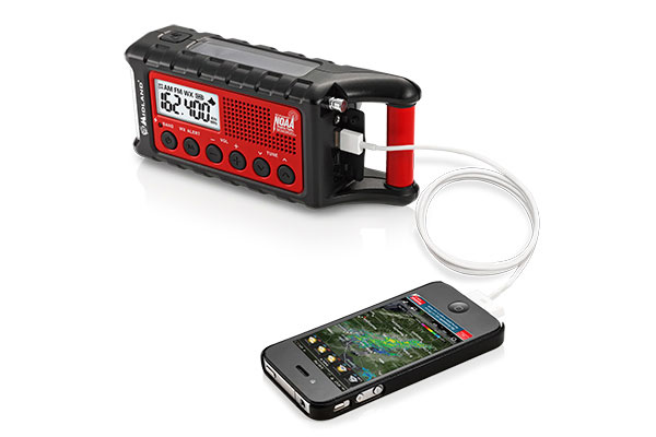 Top 20 New High-Tech Survival Products - Midland Emergency Crank Radio & Flashlight