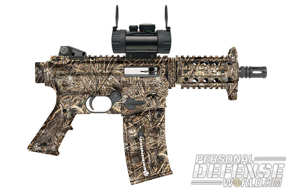27 New Rifles for 2014 - Mossberg Duck Commander Series 715P Red Dot Combo 22LR Pistol