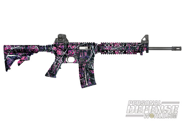 27 New Rifles for 2014 - Mossberg 715T Flat Top Muddy Girl