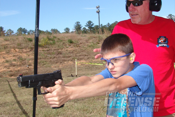 Action Shooting Junior Clinic at Fort Benning's Krilling Range.