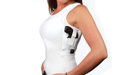 Well Armed Woman Concealment Under Shirt Tank | White