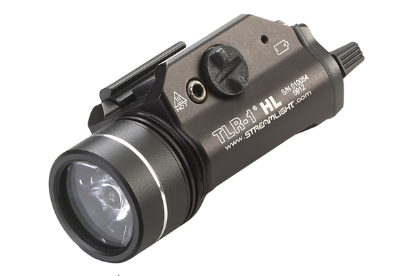 The TLR-1 HL puts out up to 630 lumens of blinding light with a 1.25-hour continuous run-time. This can flood the area with brilliant white light.