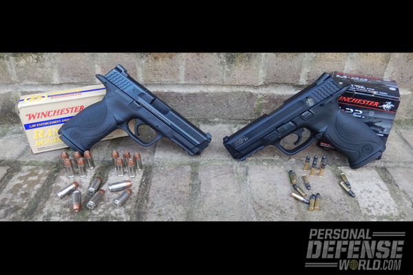 Smith & Wesson M&P40 and M&P22