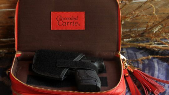 Concealed Carrie: Bright Red Leather Compact Carrie