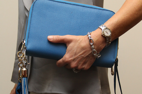 Concealed Carrie: Cool Blue Leather Compact Carrie