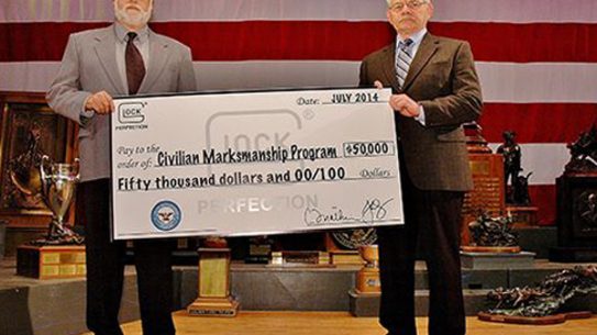 Glock has made the first of three scheduled donations to the Civilian Marksmanship Program (Photo: Facebook)
