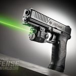 Diamondback’s DB FS Nine, the company’s first full-sized 9mm pistol, offers shooters a simple-to-use platform that’s reliable, accurate and easy to handle. The double-stack DB FS Nine accommodates 15+1 rounds of 9mm, and under the dust cover is ample space for attaching lights and/or lasers (such as the Viridian C5L, shown).