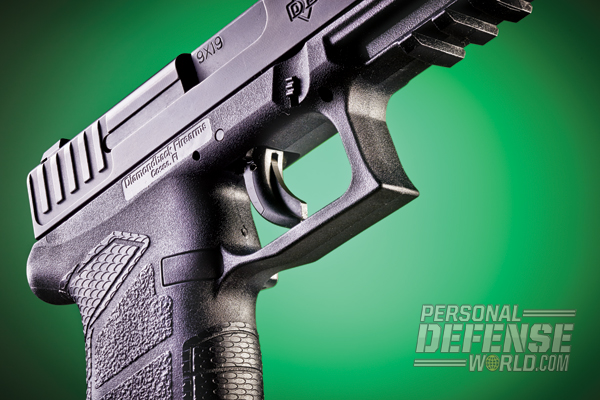The DB FS Nine features a blade trigger safety and a sizable triggerguard for use with gloves.