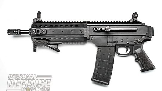The MPAR556-P packs 30+1 rounds of accurate 5.56mm firepower.