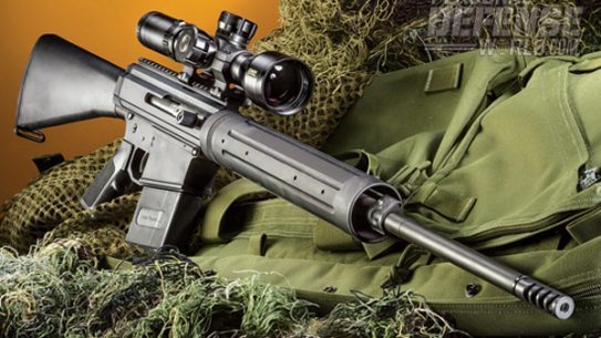 "Despite testing with three different ammunition types, with bullet weights ranging from 165 to 180 grains, the rifle functioned flawlessly with everything on the factory setting."