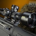 The Noreen's Picatinny rail handles any suitable optic.