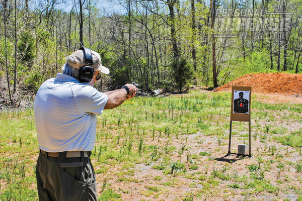 Befitting the View’s intended uses, off-hand testing was conducted at 3 and 5 yards.