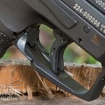 Within the VP9’s trigger is a paddle safety that must be depressed before the pistol can fire.
