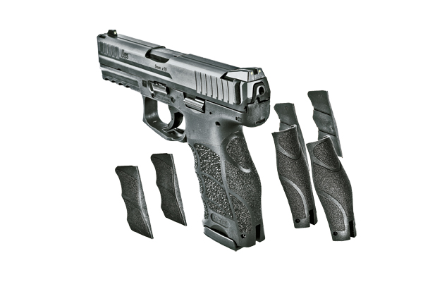 Versatility is the VP9's middle name. The gun can be outfitted with a variety of accessories, and the grip is adjustable to up to 27 different sizings.