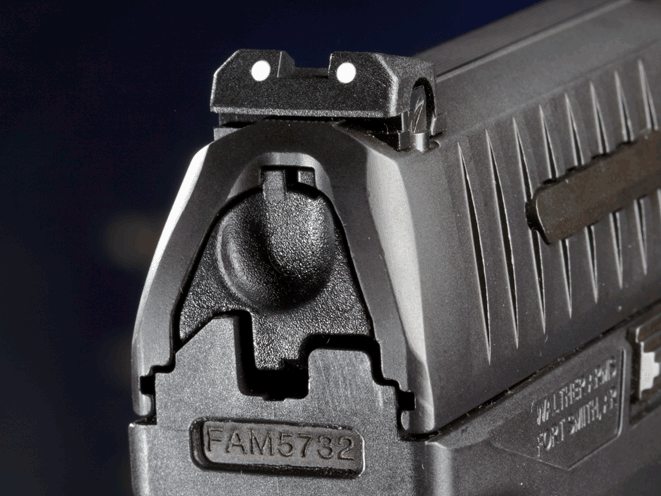 Walther PPQ M2 rear sight