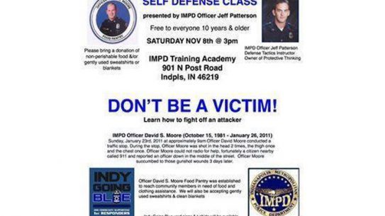 Indy Going Blue for IMPD, self-defense, self-defense indianapolis