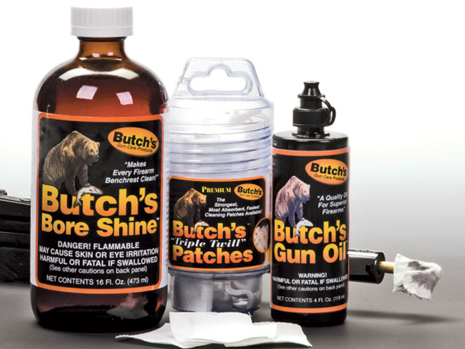 Butch's Bore Shine & Gun Oil, butch's bore shine, butch's gun oil