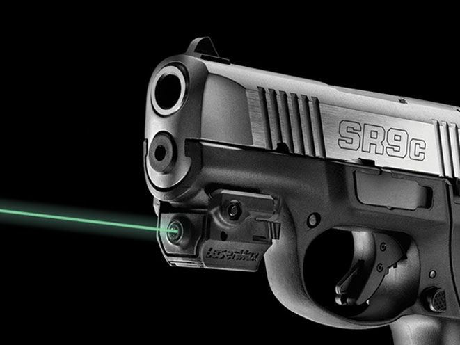 Green Pistol Rifle Laser Sight For Ruger SR9 SR40 Glock 17 19 22 Springfield XD 