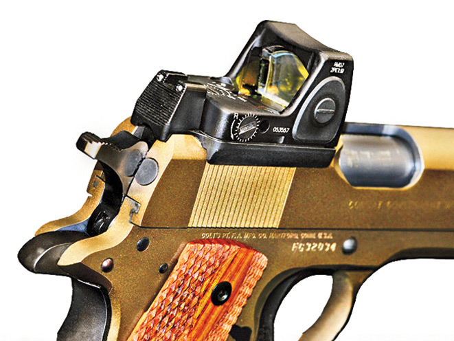 combat handguns, combat handguns products, combat handguns june 2015, APO Custom Reflex-Ready Pistols