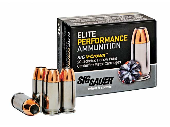 self-defense ammo, self-defense ammunition, ammo, ammunition, sig sauer elite performance ammunition
