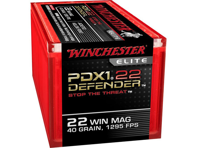 .22 WMR, .22 magnum, .22 WMR load, winchester pdx1 defender