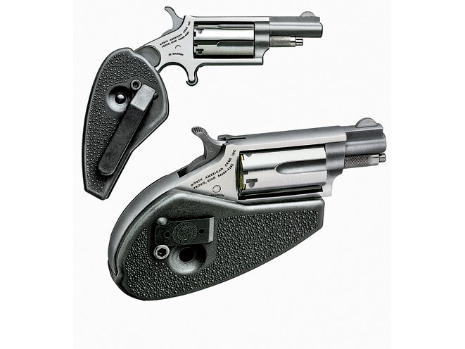 rimfire, rimfires, compact rimfire handguns, compact rimfire handgun, rimfire handgun, rimfire handguns, north american arms llr with holster grips