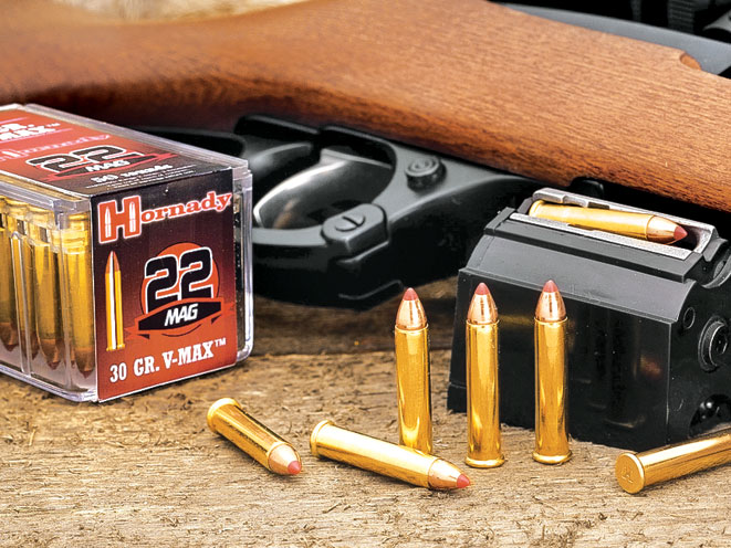 Taking the performance of the .22 WMR to the next level is the Hornady 30-g...