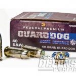 defensive handgun ammo, handgun ammo, ammo, ammunition, handgun ammunition, federal premium guard dog