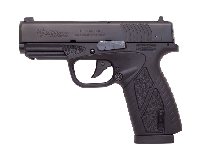 pistol, pistols, compact pistol, compact pistols, pocket pistol, pocket pistols, Bersa BP40CC