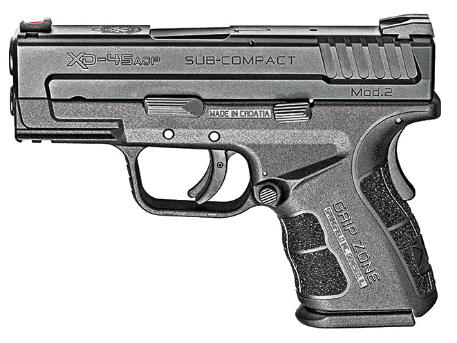pistol, pistols, subcompact pistol, subcompact pistols, SPRINGFIELD ARMORY XD MOD.2 3.3”