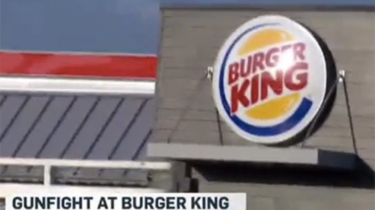 burger king robbery, good guy with a gun, armed robbery, armed robber