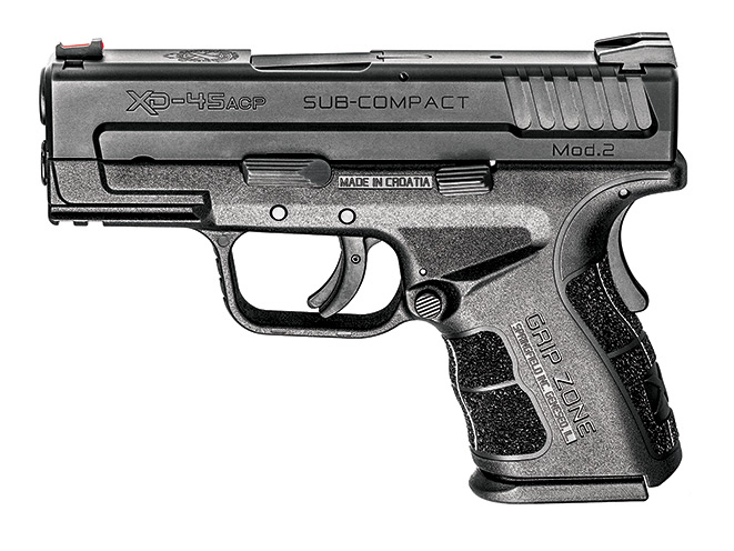 pistol, pistols, subcompact pistol, subcompact pistols, Springfield Armory XD Mod.2 3.3"