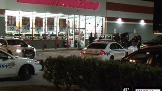 autozone armed robbery, armed robbery