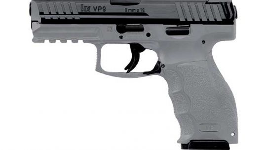 hk vp9 grey pistol