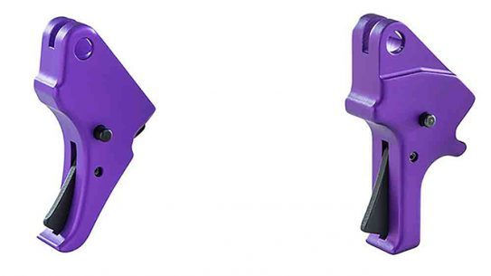 apex Purple Anodized Triggers