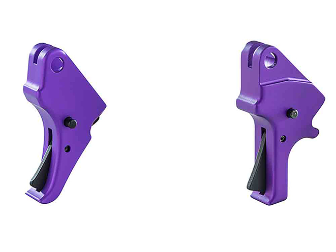 apex Purple Anodized Triggers