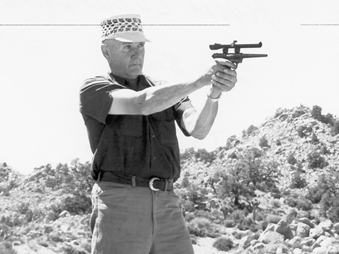 Jeff Cooper pistol shot