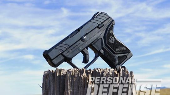 Ruger LCP II pistol RIGHT ANGLE