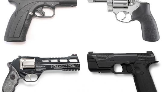 26 new pistols and revolvers