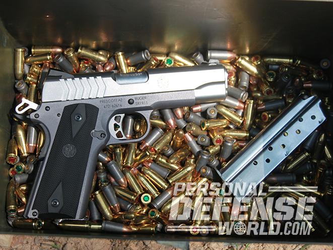 Ruger SR1911 Lightweight Commander 9mm pistol rounds