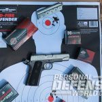 Ruger SR1911 Lightweight Commander 9mm pistol target