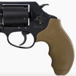 Smith & Wesson Model 360 357 Magnum revolver left side grip
