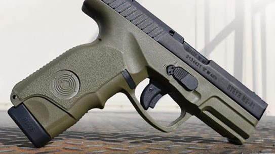 Steyr M9-A1 OD Green pistol right angle