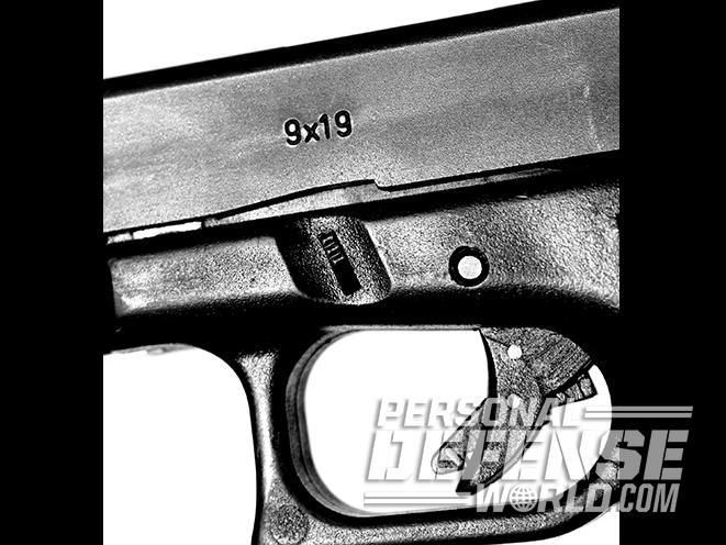 Glock 17 pistol frame