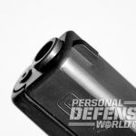Glock 17 pistol muzzle