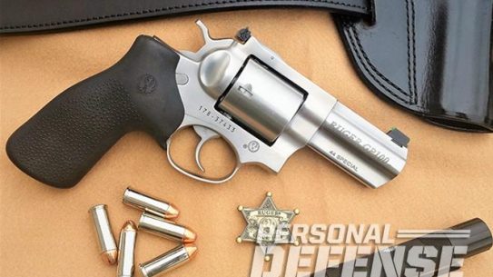 Ruger GP100 .44 Special revolver lead